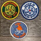 League of American Wheelmen patches Rain Ride Sanctioned Century Vintage LAW