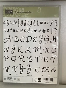Stampin' Up Brushwork Alphabet Stempelset - Bild 1 von 4