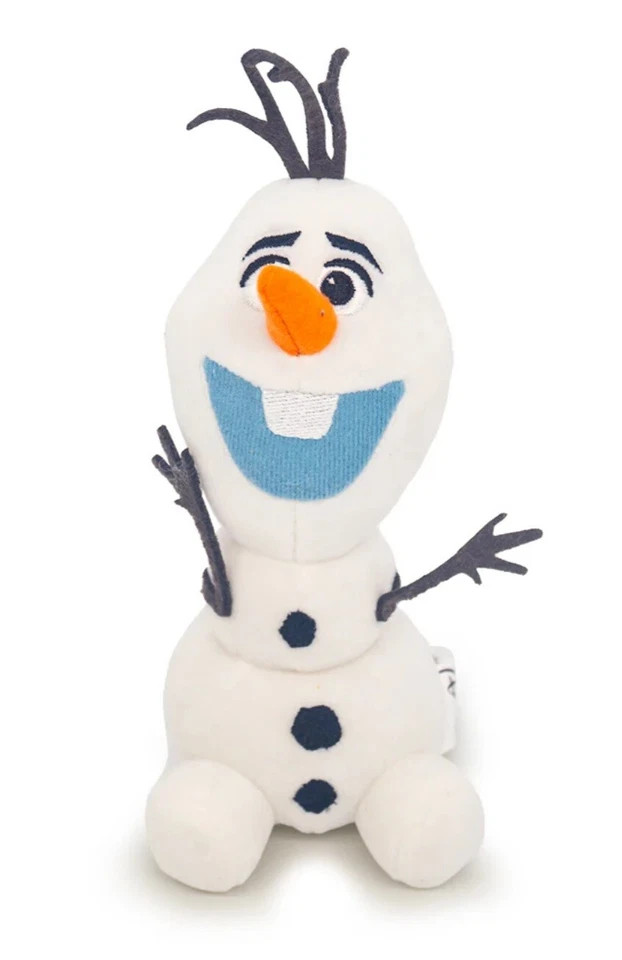 OLAF SNOWMAN DOG TOY FROZEN PLUSH w/ SQUEAKER DISNEY SMALL