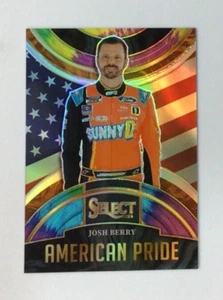 2024 Panini Select Nascar Racing American Pride JOSH BERRY TIE DYE PRIZM #17/25 - Picture 1 of 2