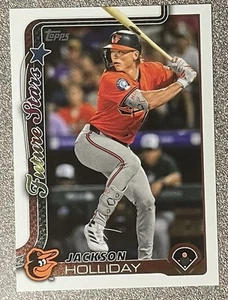 JACKSON HOLLIDAY - Orioles - 2025 Topps Series 1 Future Stars Rainbow Foil #220 - Picture 1 of 2