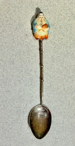 Toshikane Japan Sterling Spoon Ebisu God of Fishermen and Abundance LS - Picture 1 of 6