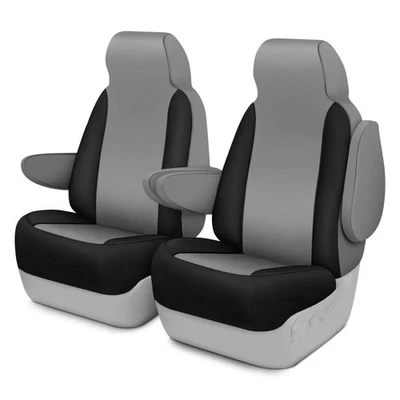 For Mitsubishi Eclipse 95-99 Neoprene 1st Row Gray & Black Custom Seat Covers Foto 1 de 4