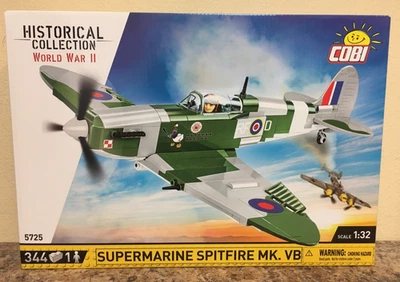 COBI 5725 Historical Collection World War II Supermarine Spitfire Mk.VB Airplane - Image 1 of 4