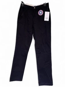 Pantalones Chinos Crown & Ivy Niños Unisex Negros NUEVO con Etiquetas Talla 14 Uniforme Vestido Iglesia - Imagen 1 de 15
