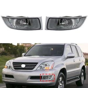 Juego de 2 luces antiniebla para parachoques delantero con lente transparente para Lexus GX470 2003-09 - Imagen 1 de 6