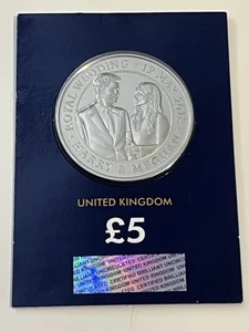 Harry and Meghans Royal Wedding 19th May 2018 £5 Coin - Picture 1 of 2