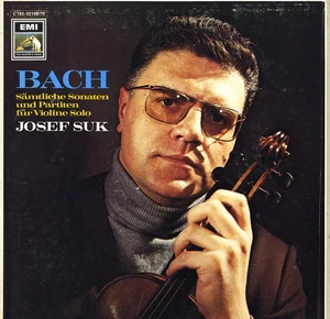 3LP Box SUK Violin BACH 6 Solo Sonatas & Partitas EMI C183-2168 1972 Recording - Picture 1 of 3