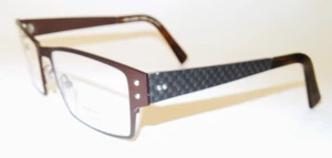 LAFONT HOMERE 500 BROWN METAL EYEGLASS FRAMES 145 56 - 18 - Picture 1 of 5