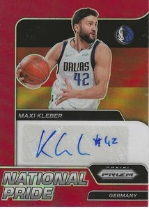 Maxi Kleber Dallas Mavericks Panini Chronicles Prizm Autographed Basketball Card - Picture 1 of 1