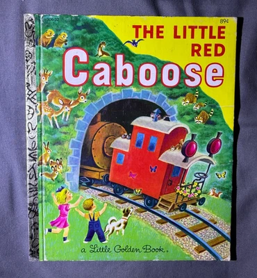The Little Red Caboose (Little Golden Book) - Hardcover - Marian Potter - 1981 Foto 1 de 3