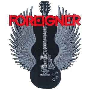 FOREIGNER - GUITAR - EMBROIDERED PATCH - BRAND NEW - 5972 - Picture 1 of 1