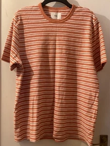 Mens Short Sleeve Medium Weight 100% Soft Cotton Jersey Top Size XL FolkClothing - Picture 1 of 13