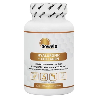 Acide Hyaluronique + Collagène – NatiCol – Anti-Âge & Hydratation – Sowelo - Photo 1/4