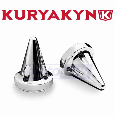 Kuryakyn ISO-Grip End Caps for 1996-2006 Harley Davidson FLHRI Road King - of Foto 1 de 4