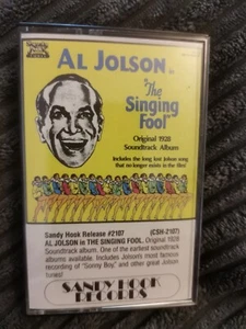 Al Jolson - The Singing Fool - 1928 Soundtrack (Sandy Hook #2107 Cassette Tape) - Picture 1 of 2