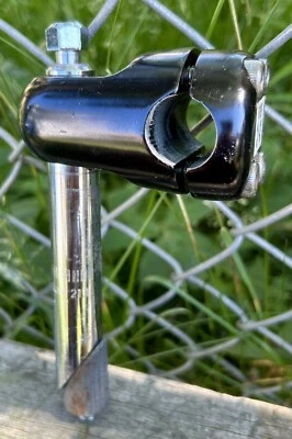 BMX Piston Stem Mid School 4 Bolt Quill Stem 21.1mm GT Dyno Mongoose 90s Vintage - Image 1 of 4