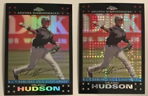Orlando Hudson Topps Chrome #263 Refractor And Xfractor - Picture 1 of 2