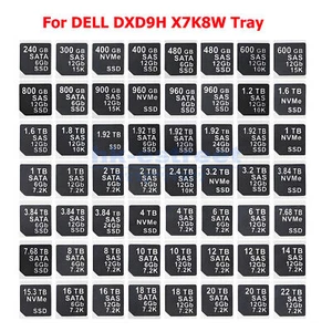 40PCS DXD9H X7K8W Plateau Caddy Adhésif Autocollants Étiquettes POUR DELL G14 Stickers Disque Dur - Photo 1/58