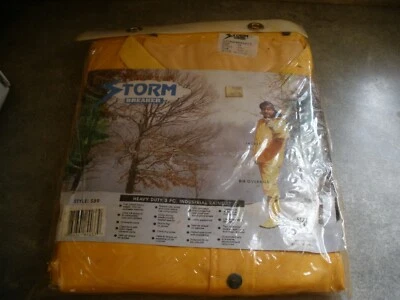 Never Worn STORM BREAKER Heavy Duty 3 Pc Industrial Rainsuit size 3X  S89  (11) - Image 1 of 4