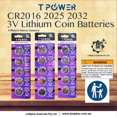 CR2032 CR2025 CR2016 CR1632 CR2430 CR2450 CR2477 CR1220 3V lithium coin Battery - image 1 of 4