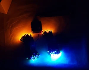 2 Sets 100 LED Solar String Lights In/Outdoor Party Xmas Fairy Wedding Lamp - Picture 1 of 5
