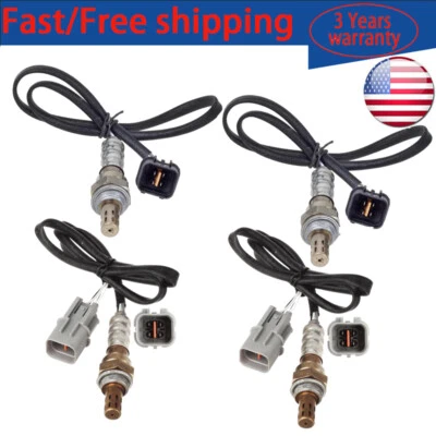 4pcs Oxygen Sensor Up&Downstream For 2003-2006 Kia Sorento Hyundai Santa Fe 3.5L - Image 1 of 4