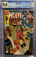WOLVERINE #42 (1991) CGC 9.8 NM/M SABRETOOTH NICK FURY MASQUE FORGE CABLE MARVEL