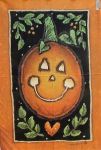 Bandera estándar de la casa de Halloween Smilin' Jack calabaza, de Toland 28"" x 40", #2199 - Imagen 1 de 7
