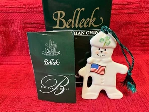 Belleek Weihnachtsschmuck ~ NEU im BOX ~ AUSVERKAUFT #2981 ~ TINGBROT FEUERMANN - Bild 1 von 4