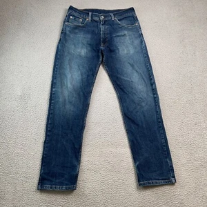 Jeans Levi's 551 Z para hombre 32x33 azul pierna recta oscuro ropa de trabajo americana elástica - Imagen 1 de 15