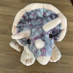Wild Republic Triceratops Plush Toy Dinosaur Soft Toy 24cm long - Picture 1 of 9