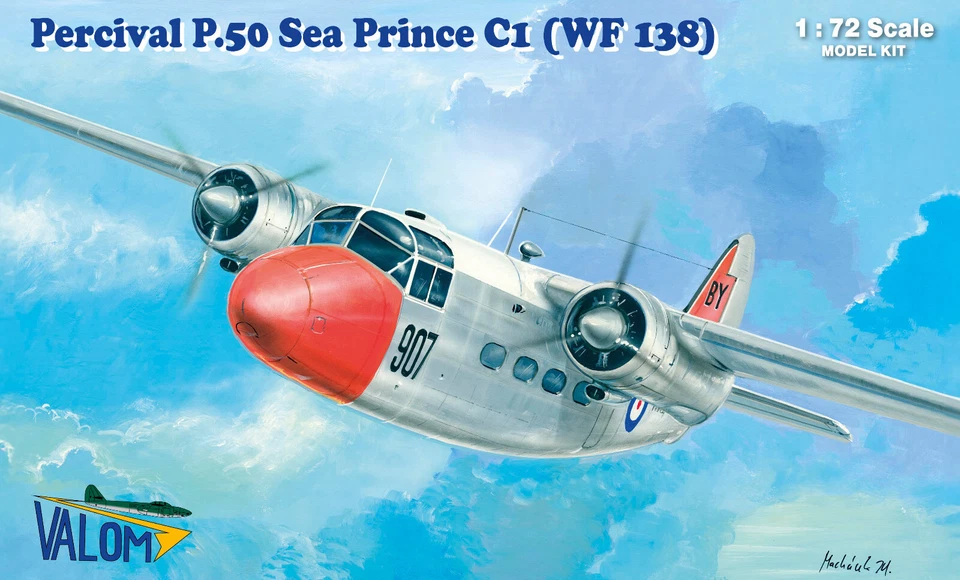 Kit plástico 1/72 Valom 72166 Percival P.50 Sea Prince C.1 (WF 138) Foto 1 de 1