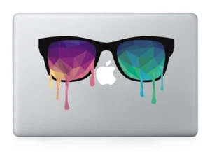 Cool sun glasses colorful Apple Sticker Macbook Air/Pro/Retina 12"13"15"17 - Picture 1 of 3