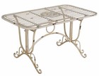 Gartentisch Shabby Chic Metalltisch Garten Eisen Tisch Landhausstil Balkontisch