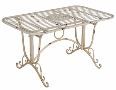 Antique Garden Table Side Table Dining Table Patio Furniture Retro - Image 1 of 4