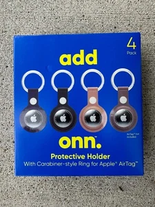 Add ONN Airtag Protective Holder 4 Pack New in Package! - Picture 1 of 1