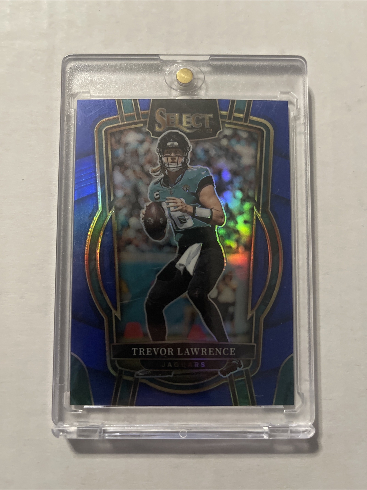2022 Select Trevor Lawrence Club Level Blue Prizm /99 - Jaguars