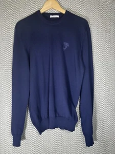 Versace Collection Crew Jumper Blue L - Picture 1 of 11