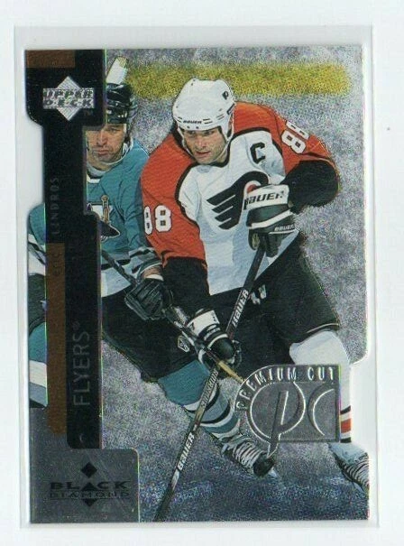 ERIC LINDROS PHILADELPHIA FLYERS  1997/98 UD BLACK DIAMOND PREMIUM DIE CUT - Image 1 of 1