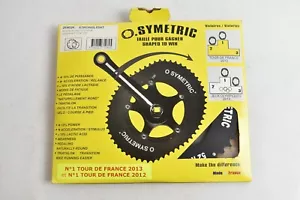 NOS, NIB stronglight O.symetric chainrings set 52/42t ! bcd 130 ! rare ! - Picture 1 of 7