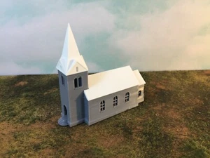 Iglesia Histórica Country - Escala N 1:160 ¡Fácil montaje de 5 piezas! Your Small Town EE. UU. - Imagen 1 de 10
