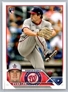 2023 Topps Evan Lee #243 RC Rookie Card Nationals