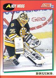 1991-92 Score Canadian English Hockey #90 Andy Moog