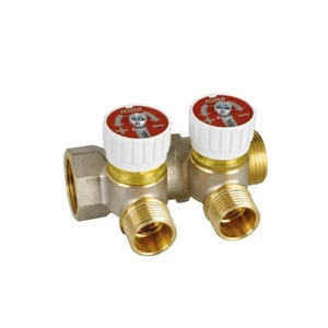 COLLETTORE ICMA LINEARE 1" X 2 USCITE DA 1/2" SANITARI BAGNO RISCALDAMENTO - Foto 1 di 6