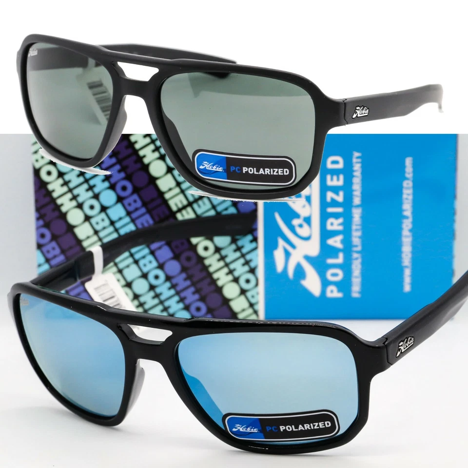 GAFAS DE SOL POLARIZADAS HOBIE PACIFICA Marco Negro / Elige Espejo Azul / Lente Gris Foto 1 de 1