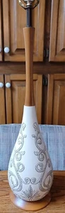 VTG Mid Century Chalkware Genie Lamp Quartite Creative - Picture 1 of 9
