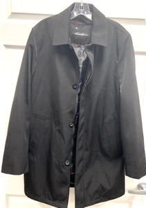 Super Nice Kenneth Cole Men's Full Zip Jacket BLK Size Small w/ Removable Liner - Picture 1 of 6