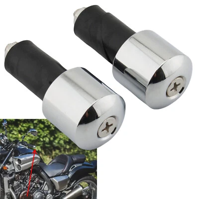 Торцевой колпачок со сбалансированной ручкой вилки для Yamaha VMAX 750 1200 1700 хром алюминий - Изображение 1 из 4