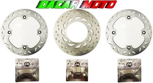 HONDA 700 TRANSALP 2008 2009 REAR FRONT BRAKE PADS DISC KIT + - Picture 1 of 1